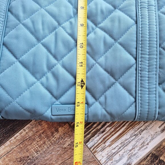 NWT VERA BRADLEY Performance Twill Tote Water Repellent Blue Oar Large 14"x19" - Picture 10 of 12